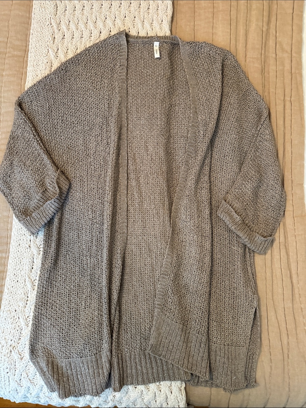 Wishlist Open-Front Knit Cardigan